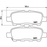 Brembo Σετ τακάκια, Δισκόφρενα - P 56 068