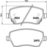 Brembo Σετ τακάκια, Δισκόφρενα - P 56 086