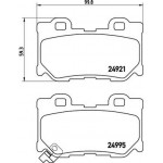 Brembo Σετ τακάκια, Δισκόφρενα - P 56 095