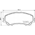 Brembo Σετ τακάκια, Δισκόφρενα - P 56 100