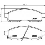 Brembo Σετ τακάκια, Δισκόφρενα - P 56 102