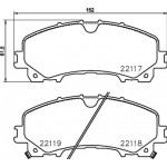 Brembo Σετ τακάκια, Δισκόφρενα - P 56 106