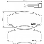 Brembo Σετ τακάκια, Δισκόφρενα - P 56 122