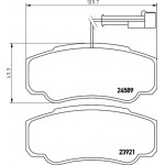 Brembo Σετ τακάκια, Δισκόφρενα - P 56 122
