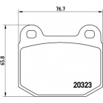 Brembo Σετ τακάκια, Δισκόφρενα - P 59 004