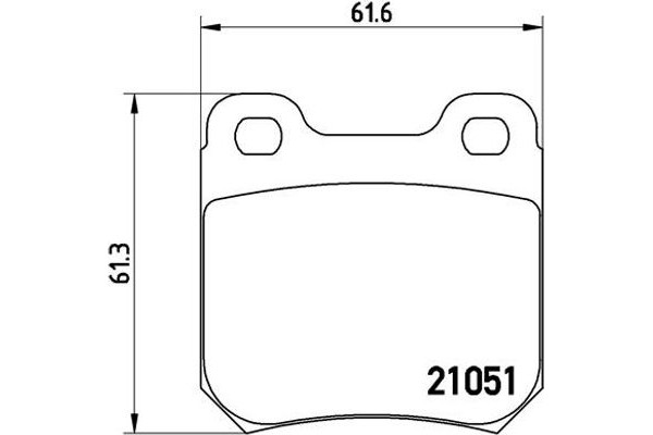 Brembo Σετ τακάκια, Δισκόφρενα - P 59 010