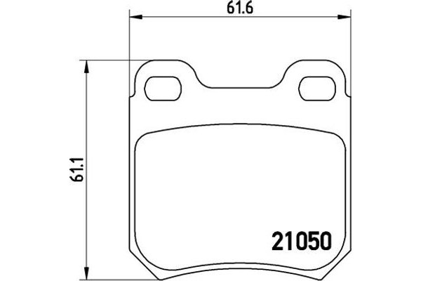 Brembo Σετ τακάκια, Δισκόφρενα - P 59 014