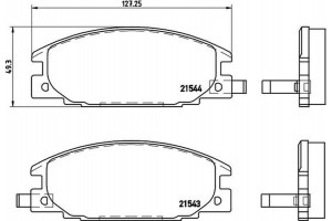 Brembo Σετ τακάκια, Δισκόφρενα - P 59 015