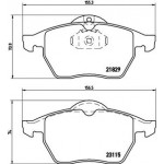 Brembo Σετ τακάκια, Δισκόφρενα - P 59 022