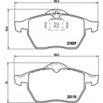 Brembo Σετ τακάκια, Δισκόφρενα - P 59 022