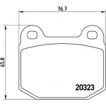 Brembo Σετ τακάκια, Δισκόφρενα - P 59 025