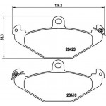 Brembo Σετ τακάκια, Δισκόφρενα - P 59 026