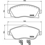 Brembo Σετ τακάκια, Δισκόφρενα - P 59 036