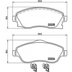 Brembo Σετ τακάκια, Δισκόφρενα - P 59 036