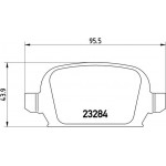 Brembo Σετ τακάκια, Δισκόφρενα - P 59 037