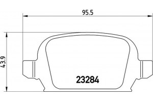 Brembo Σετ τακάκια, Δισκόφρενα - P 59 037