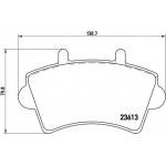 Brembo Σετ τακάκια, Δισκόφρενα - P 59 039