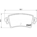 Brembo Σετ τακάκια, Δισκόφρενα - P 59 040