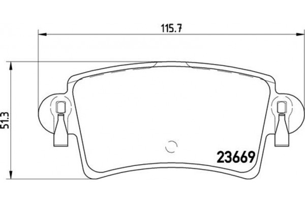 Brembo Σετ τακάκια, Δισκόφρενα - P 59 040