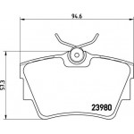 Brembo Σετ τακάκια, Δισκόφρενα - P 59 041