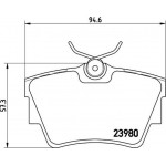 Brembo Σετ τακάκια, Δισκόφρενα - P 59 041