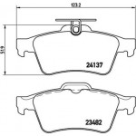 Brembo Σετ τακάκια, Δισκόφρενα - P 59 042