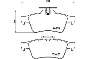 Brembo Σετ τακάκια, Δισκόφρενα - P 59 042