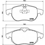 Brembo Σετ τακάκια, Δισκόφρενα - P 59 043