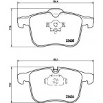 Brembo Σετ τακάκια, Δισκόφρενα - P 59 046