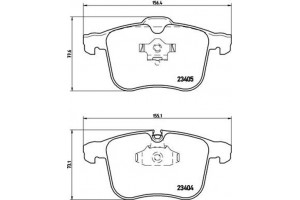 Brembo Σετ τακάκια, Δισκόφρενα - P 59 046