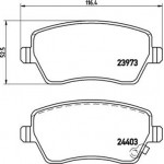 Brembo Σετ τακάκια, Δισκόφρενα - P 59 050