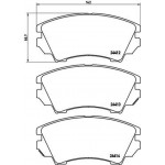 Brembo Σετ τακάκια, Δισκόφρενα - P 59 055
