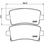 Brembo Σετ τακάκια, Δισκόφρενα - P 59 059