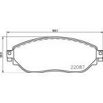 Brembo Σετ τακάκια, Δισκόφρενα - P 59 082