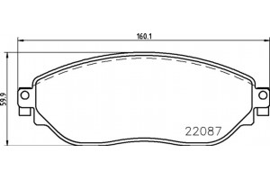 Brembo Σετ τακάκια, Δισκόφρενα - P 59 082