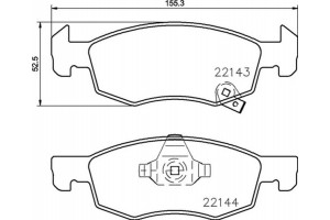 Brembo Σετ τακάκια, Δισκόφρενα - P 59 084