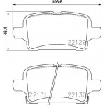 Brembo Σετ τακάκια, Δισκόφρενα - P 59 090