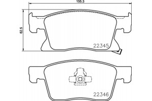Brembo Σετ τακάκια, Δισκόφρενα - P 59 091