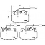 Brembo Σετ τακάκια, Δισκόφρενα - P 61 031