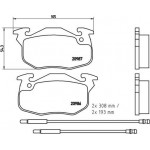 Brembo Σετ τακάκια, Δισκόφρενα - P 61 044