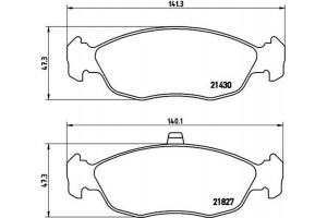 Brembo Σετ τακάκια, Δισκόφρενα - P 61 051