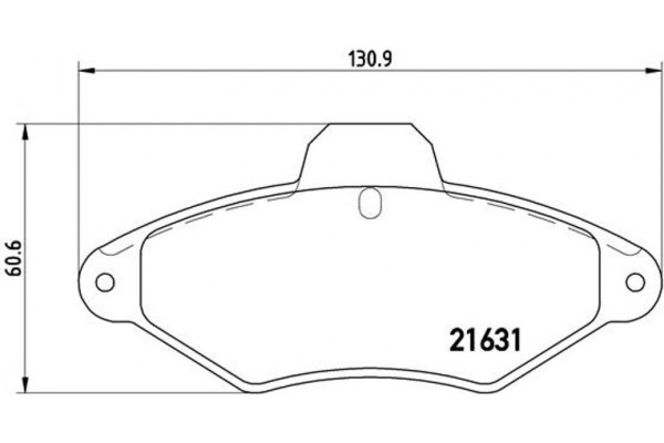 Brembo Σετ τακάκια, Δισκόφρενα - P 61 052