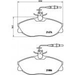 Brembo Σετ τακάκια, Δισκόφρενα - P 61 057