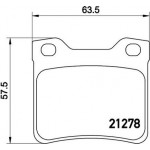 Brembo Σετ τακάκια, Δισκόφρενα - P 61 058