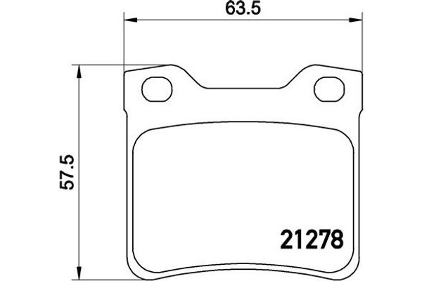 Brembo Σετ τακάκια, Δισκόφρενα - P 61 058