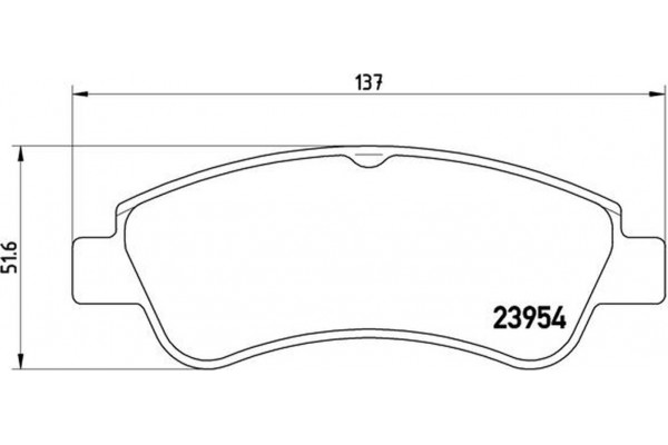 Brembo Σετ τακάκια, Δισκόφρενα - P 61 066