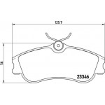 Brembo Σετ τακάκια, Δισκόφρενα - P 61 069