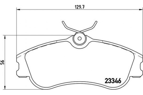 Brembo Σετ τακάκια, Δισκόφρενα - P 61 069