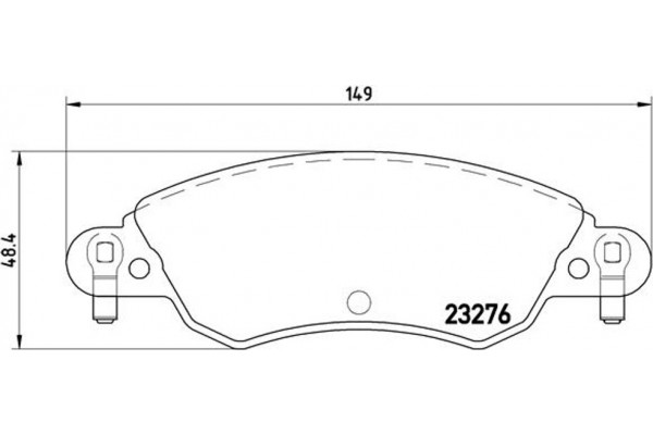 Brembo Σετ τακάκια, Δισκόφρενα - P 61 070