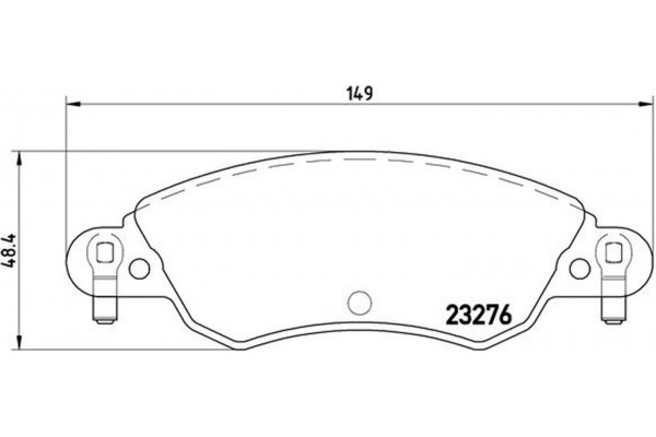 Brembo Σετ τακάκια, Δισκόφρενα - P 61 070